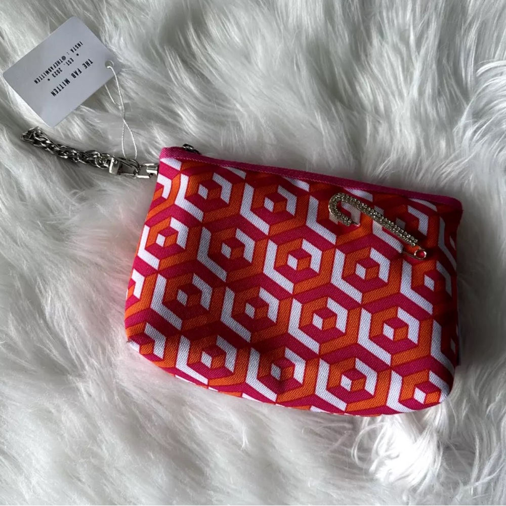 Jonathan Adler CUSTOM Created Wristlet Pouch PINK
